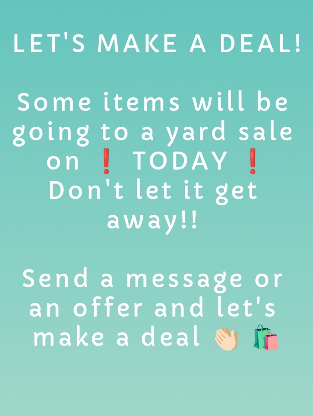 CLOSET CLEAR OUT!